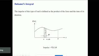 Response due to Forced Vibration using Duhamels Integral Part I [upl. by Lertnahs]