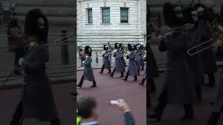 Band of The Welsh Guards calonlan militaryband remembrancesunday shorts Wales London [upl. by Knox]