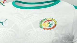 Les maillots blancs du Sénégal pour la Coupe du Monde 2018 en Russie [upl. by Corinne]