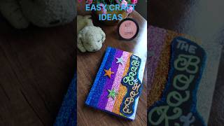 Journal Diary Decoration IdeasEasy Craft Christmas craft shortsdiy [upl. by Reimer304]