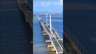 LONGEST SEA crossing HONG KONG ZHUHAI MACAU BRIDGE bridge infrastructure engineering [upl. by Lebasi]