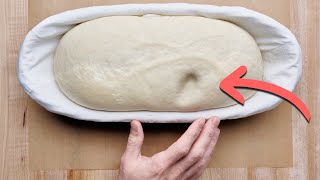 Use the poke test to STOP overproofing your dough [upl. by Nylirej]