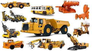 Types of underground mining heavy equipment  scoop tram cabolter shotcreter mixer truck [upl. by Pelagia892]