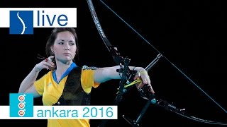 Live Recurve Finals Â Ankara 2016 [upl. by Hakan]