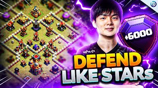 STARS DIAMOND Legend Base Crushes ROOT RIDERS  TH16 Base Link Clash of Clans [upl. by Ballinger]