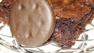 Thin Mint Brownies using Girl Scout Cookies [upl. by Gardal960]