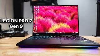 Legion Pro 7i Gen 9 Review  Cool Fast and Quiet [upl. by Bow]