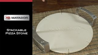 How to Use the Matador Stackable Pizza Stone  Matador BBQs [upl. by Llenral]