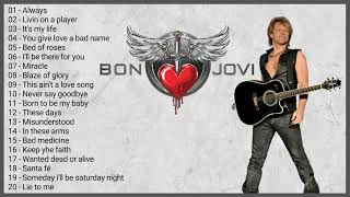 Best Of Bon Jovi  Greatest Hits Full Album [upl. by Irdua]