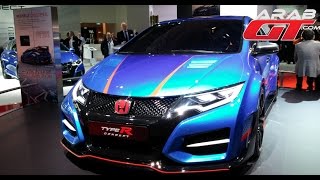 هوندا سيفيك تايب ار الاختبارية Honda Civic Type R Concept [upl. by Ahtilat767]