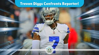 Trevon Diggs Goes Off on Reporter After Cowboys Tough Loss [upl. by Malissa]