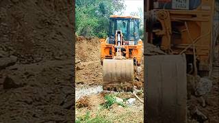 JCB Working On The Bank Of A Well jcb shorts viral [upl. by Arved52]