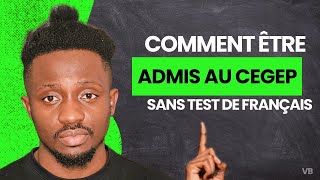 🇨🇦Les Cegeps qui ne demandent pas de test de français [upl. by Onitsirc563]