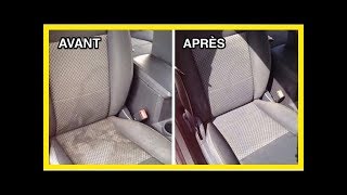 Comment Nettoyer FACILEMENT Vos Sièges de Voiture [upl. by Ymrots]