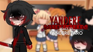 OLD yandere simulator reacts to ayano and yandere taro — yandere taro au — gacha — ayano x taro [upl. by Sidalg]