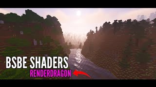 MCPE 121  Bsbe Shaders 32 New Update Renderdragon [upl. by Nagorb]