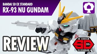 Bandai SD EX Standard Nu Gundam Review  Hobby Clubhouse  Chars Counter Attack Gunpla [upl. by Tymothy]