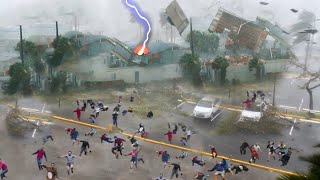 Hurricane of Destruction Chinas Disasters Caught on Camera [upl. by Misha9]