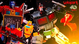 NEMESIS PRIME STRIKES  Yolopark AMK Pro Stop Motion  Toy Animation [upl. by Kcirdnekal623]