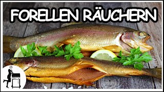 Forellen räuchern  Fisch heißräuchern  Fisch Rezepte  El Fuego Portland XXL [upl. by Akehsay569]