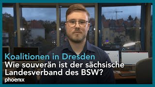 Sachsen Parteienforscher Janek Treiber zur Regierungsbildung und möglichen Koalitionen  221024 [upl. by Varian563]