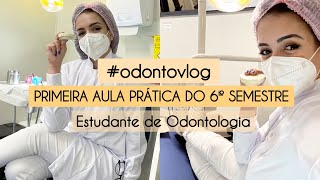 ROTINA DE UMA ESTUDANTE DE ODONTOLOGIA  PRIMEIRA AULA PRÁTICA DO 6º SEMESTRE  ODONTOVLOG [upl. by Mir535]