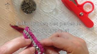 Créez un bracelet au crochet  les tutos Bobine amp Pelote [upl. by Gearhart948]