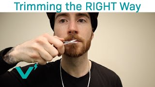 A Simple Trick To Trim Your Mustache CORRECTLY [upl. by Spillar]