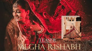 BEST WEDDING TEASER  MEGHA X RISHABH  JAINA WEDDING PHOTOGRAPHY  MEERUT 918126080077 [upl. by Atirehgram]