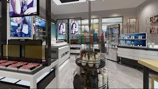 LianYi cosmetic shop interior design [upl. by Aiekam]