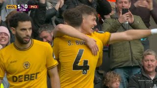 Jorgen Strand Larsen Goal Wolves vs Manchester City 10 Goals and Extended Highlights [upl. by Analiese]