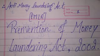 11  prevention of Money Laundering Act2002  An introduction part1 PMLA [upl. by Noirda552]