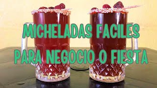 COMO PREPARAR UNA MICHELADA CLÁSICA  MICHELADAS PARA NEGOCIO  MICHELADAS CON CERVEZA [upl. by Past]