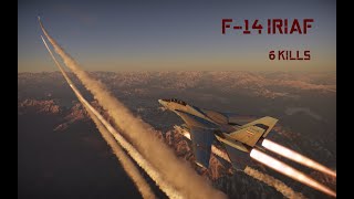 F14 IRIAF  Getting A Casual Ace In Top Tier Air RB  War Thunder militaryaircraft gaming [upl. by Willett]