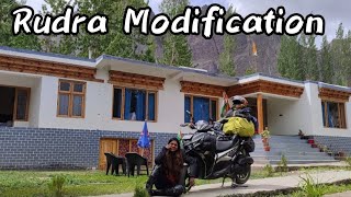 Yamaha Aerox 155 Modification  long Ride preparation  Rudra  haryana [upl. by Richella]