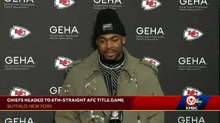 LIVE Kansas City Chiefs headed to a sixthstraight AFC Championship Game [upl. by Eornom937]