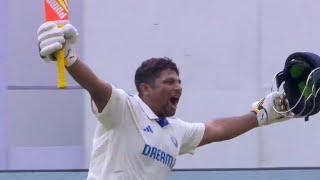 Sarfaraz Khan Century Celebration  Sarfaraz Khan Batting vs NZ Highlights  Sarfaraz Khan 100 vs nz [upl. by Ricketts]