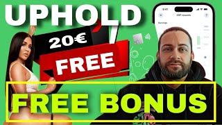 Ricevi 20€ Gratis con Uphold Wallet Crypto 2024 [upl. by Enairb]