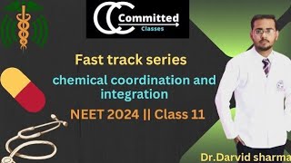 fast track series batch 03  chemical coordination and integration [upl. by Aiynat]