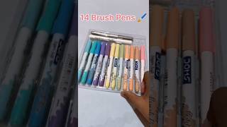 Doms Brush Pens review ✨ doms shorts [upl. by Ybrik]