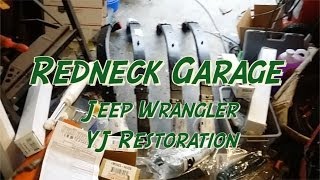 1 Jeep Wrangler YJ 4quot Trail Master Lift Kit Installation [upl. by Johiah320]