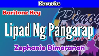 Lipad Ng Pangarap by Zephanie Dimaranan Karaoke  Baritone Key [upl. by Leunad]