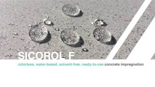 FABRINO SICOROL  Surface protection for conrete  application guide [upl. by Ecnatsnoc]