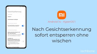 Nach Gesichtserkennung sofort entsperren ohne wischen  Xiaomi Android 14  HyperOS 1 [upl. by Ybur815]