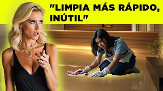 EMPLEADA DOMÉSTICA FUE HUMILLADA POR LA ESPOSA DE SU PATRÓN POR CELOS Y EL FINAL ES INESPERADO [upl. by Zorana]