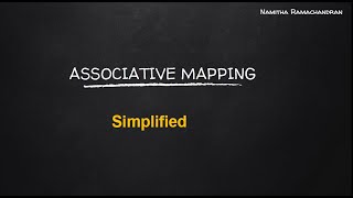 ASSOCIATIVE MAPPING Simplified edited 49 [upl. by Weinberg577]