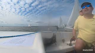 2024 Flying Scot Midwinters  David Ames Clinic Practice Race…start only [upl. by Charita]