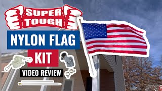 Super Tough Nylon Flag Kit video by Tracy [upl. by Nodnas]