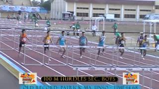 Palaro 2012 100m Hurdles SecB [upl. by Manheim]