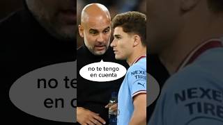 NARRADOR ARGENTINO ENOJADO CON GUARDIOLA POR EL DESTRATO A JULIÁN ALVAREZ 🔥 [upl. by Valry]